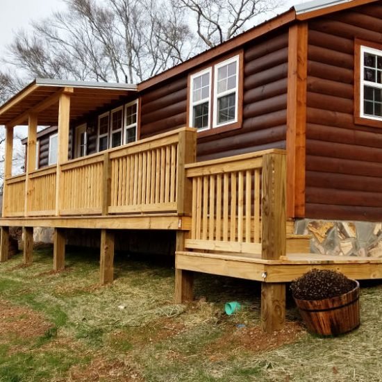 homestead log cabin exterior 02